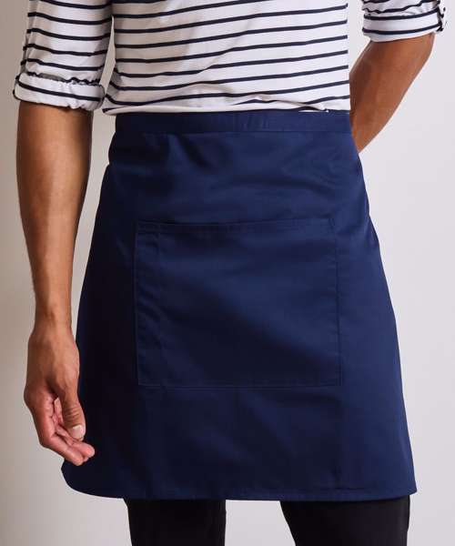 ‘Colours collection’ mid-length pocket apron