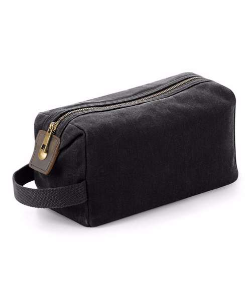 Heritage waxed canvas wash bag