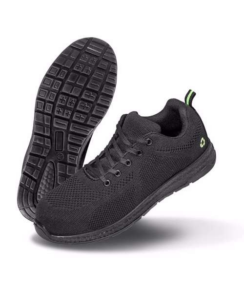 Recycled safety trainers