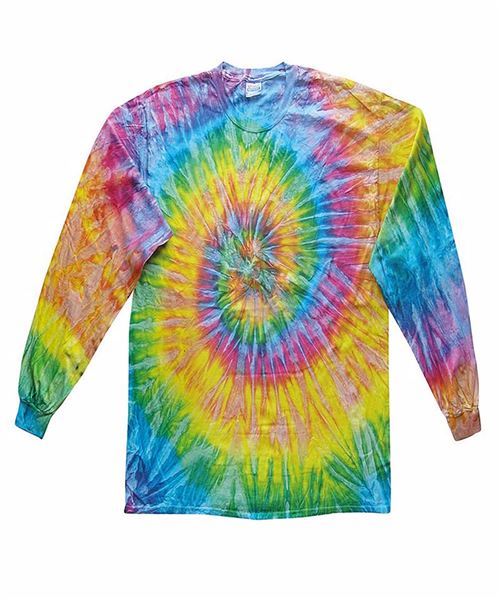 Long sleeve tie-dye T
