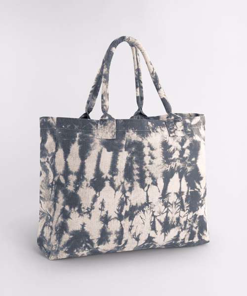 Tie-dye canvas tote bag